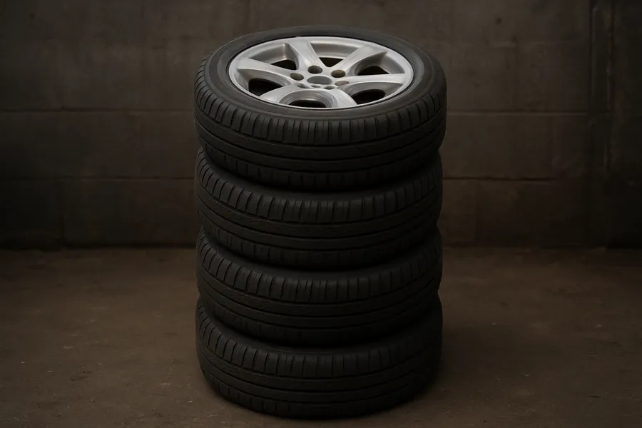 Wheels & Tyres — photographed used car parts